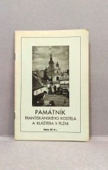 kniha Památník františkánského kostela a kláštera v Plzni, Propagační kancelář Bohuslava Kümpla 1937