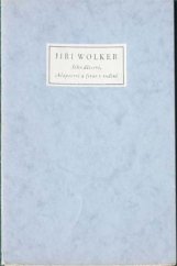 kniha Jiří Wolker, jeho dětství, chlapectví a život v rodině, Václav Petr 1934
