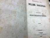 kniha Dramatická díla Williama Shakespeara. Díl II, Museum Království českého 1858