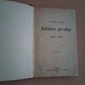 kniha Františka Pravdy Sebrané povídky pro lid díl jedenáctý, Knihkupectví I.L. Kobrova 1890