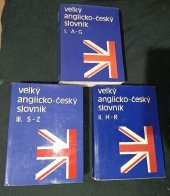 kniha velký anglicko český slovník, Academia 1981
