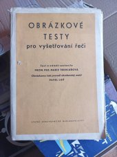 kniha Obrázkové testy pro vyšetřování řeči, SZdN 1962