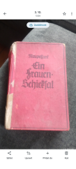 kniha Ein Frauen - Schicksal, Weichert Verlag 1939