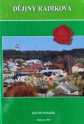kniha Dějiny Radíkova, Univerzita Palackého v Olomouci 2014