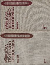 kniha Příručka textilního odborníka, SNTL 1981