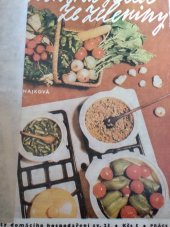 kniha Slovenská jídla ze zeleniny, Práce 1964