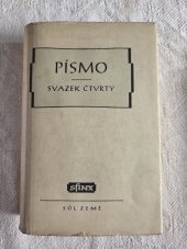 kniha Písmo Svazek čtvrtý, Sfinx B. Janda Praha 1948