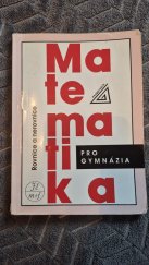 kniha Matematika pro gymnázia Rovnice a nerovnice, Prometheus 2001