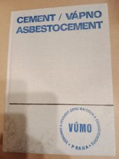 kniha Cement - vápno - azbestocement, SNTL 1977