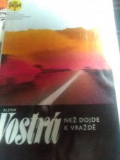 kniha Než dojde k vraždě, Československý spisovatel 1985