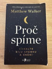 kniha Proč spíme, Jan Melvil publishing 2021