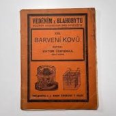kniha Barvení kovů, I.L. Kober 1925