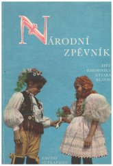 kniha Národní zpěvník  Zpěv s doprovodem kytary,harmoniky nebo klavíru, Supraphon 1985