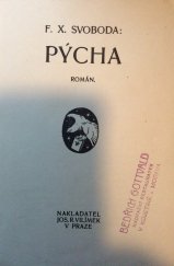 kniha Pýcha Román, Jos. R. Vilímek 1916