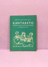 kniha Kantareto ĉeĥoslovakaj popolaj kantoj esperantigitaj, Fr. Buhr 1948