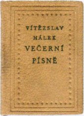 kniha Večerní písně, SNKLHU  1959