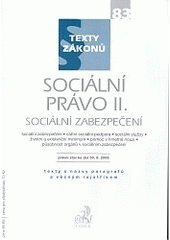 kniha Sociální právo 2 právní stav ke dni 30. května 2008 : [texty s názvy paragrafů a věcným rejstříkem]., C. H. Beck 2008
