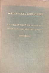kniha Wiederholte Erdenleben, Verlag 1932