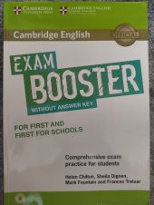 kniha Cambridge English EXAM BOOSTER For First and First for schools, Cambridge English University Press 2017