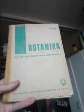 kniha Botanika pro vyšší třídy středních škol a učitelské ústavy, Česká grafická Unie 1935