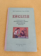 kniha English ucebnik , Ucpedliz 1951