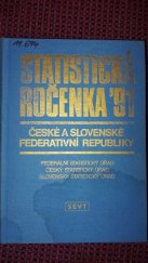 kniha Statistická ročenka České a Slovenské federativní republiky 1991, SEVT 1991