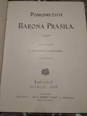 kniha Dobrodružství barona Prášila, Jos. R. Vilímek 
