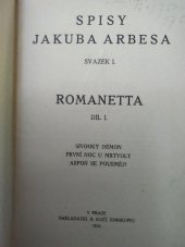 kniha Romanetta. Díl 1, B. Kočí 1924