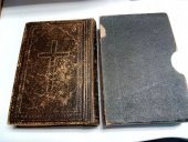 kniha Ježíš, můj spasitel, anebo, Srdce Pána Ježíše a Marie Panny kniha modlitební pro všechny ctitele a ctitelkyně nejsvětějšího Srdce Pána a Spasitele našeho Ježíše Krista, J. Steinbrener 1895