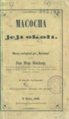 kniha Macocha a její okolí obrazy cestopisné pro "Moravana", s.n. 1858