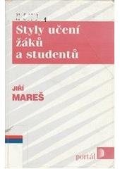 kniha Styly učení žáků a studentů, Portál 1998