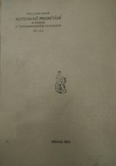 kniha Kotované promítání a nauka o topografických plochách. Díl 1. a 2., Čsl. vědecký ústav vojenský 1924