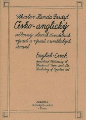 kniha Česko-anglický a anglicko-český odborný slovník divadelních výrazů a výrazů z uměleckých řemesel = Czech-English and English-Czech specialised dictionary of theatrical terms and the vocabulary of applied art, Akademie múzických umění, Divadelní fakulta 2001