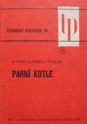 kniha Parní kotle, SNTL 1983