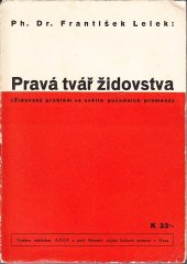 kniha Pravá tvář židovstva (židovský problém ve světle původních pramenů), Aker 1940