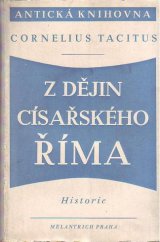 kniha Z dějin císařského Říma historie, Melantrich 1944