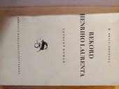 kniha Rekord Henricha Laurenta Letecký román, Rebcovo nakladatelství 1936