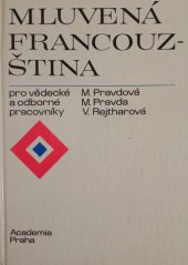 kniha Mluvená francouzština pro vědecké a odborné pracovníky, Academia 1985