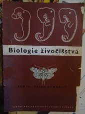 kniha Biologie živočišstva Učeb. text pro pedagog. školy : (Pro 3. tř. gymnasií), SPN 1954