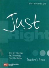 kniha Just Right Pre-Intermediate Teacher’s Book, Marshall Cavendish 2006