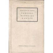 kniha Pankrác Budecius, kantor Quasi legenda, Československý spisovatel 1954