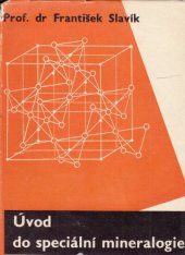 kniha Úvod do speciální mineralogie, Melantrich 1948