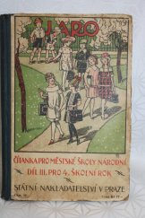 kniha Jaro Díl II pro třetí postupný ročník čítanka pro městské školy národní., Státní nakladatelství 1935
