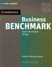 kniha Business Benchmark Upper-intermediate Teacher’s Resource Book, Cambridge English University Press 2006