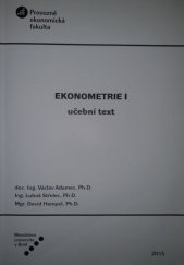 kniha Ekonometrie I učební text, Mendelova univerzita v Brně 2013