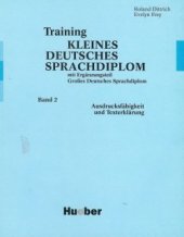 kniha Training Kleines Deutsches Sprachdiplom Band 2, Hueber 2008