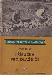 kniha Příručka pro dlaždiče, Státní nakladatelství technické literatury 1955