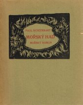 kniha Mořský had mořský román, Marta Florianová 1920