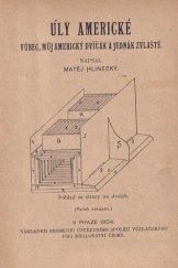 kniha Úly americké vůbec, můj americký dvíčák a jednák zvláště, Zem. Ustřed. spolek včelařský pro Království České 1904