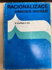kniha Racionalizace interních montáží, SNTL 1979